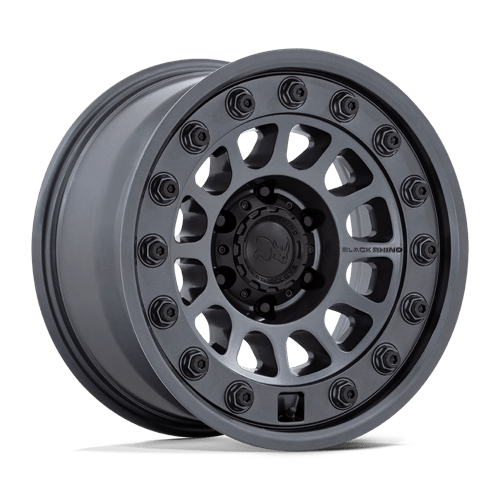 Black Rhino Hard Alloys BR012 OUTBACK MATTE GUNMETAL 17X8.5 5X5.0 ET -10 CB 71.5
