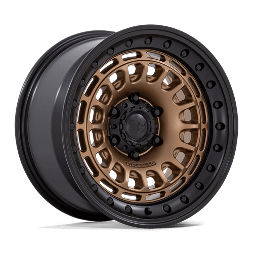 Black Rhino Hard Alloys BR014 SAHARA MATTE BRONZE W/ GLOSS BLACK LIP 17X9 6X5.5 ET +0 CB 106.1