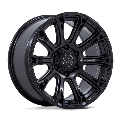 Black Rhino Hard Alloys BR020 DIAMONDBACK MATTE BLACK 17X9 6X5.5 ET +12 CB 106.1