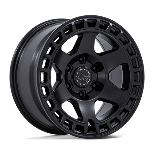 Black Rhino Hard Alloys BR022 BAHARI MATTE BLACK 17X9 6X5.5 ET +40 CB 106.1