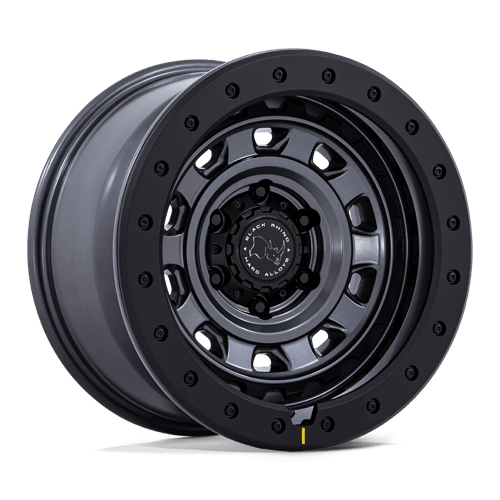 Black Rhino Hard Alloys BR023 XPLORER MATTE GUNMETAL W/ MATTE BLACK LIP 17X9 6X135 ET +12 CB 87.1