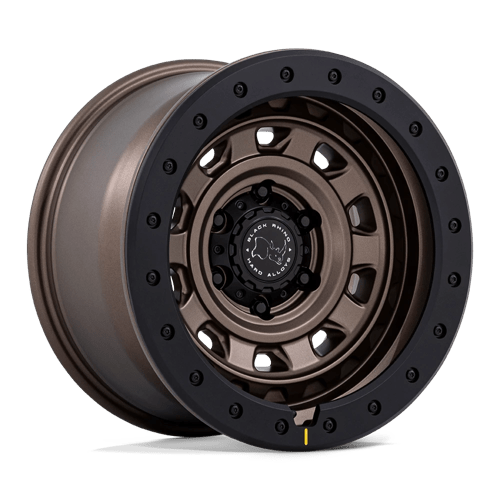 Black Rhino Hard Alloys BR023 XPLORER BURNT BRONZE W/ MATTE BLACK LIP 17X9 6X5.5 ET +12 CB 106.1