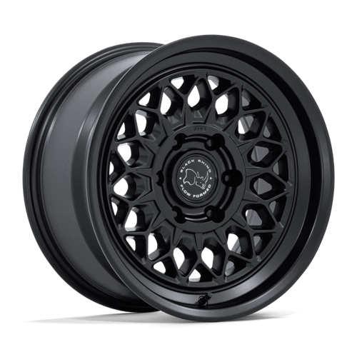 Black Rhino Hard Alloys BR034 GRAZ MATTE BLACK 17X8.5 6X5.5 ET +25 CB 106.1