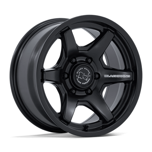 Black Rhino Hard Alloys BR035 KUMA MATTE BLACK 17X8.5 6X5.5 ET +0 CB 106.1