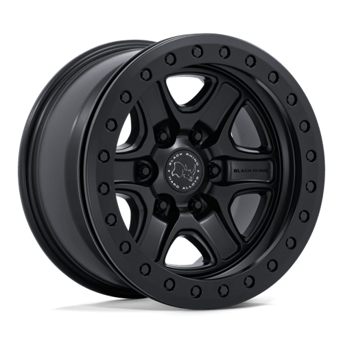 Black Rhino Hard Alloys BR200 ECHO TRAIL LOCK BEADLOCK MATTE BLACK 17X8.5 6X5.5 ET +25 CB 106.1