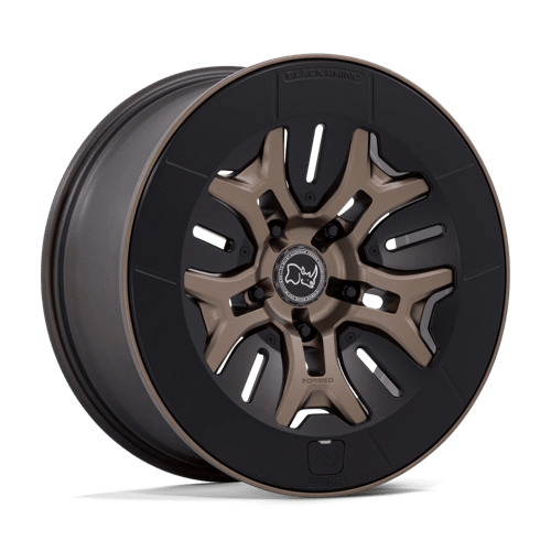 Black Rhino Hard Alloys BR406 ROCKLEDGE MATTE BRONZE 20X8.5 5X5.5 ET +35 CB 64.15