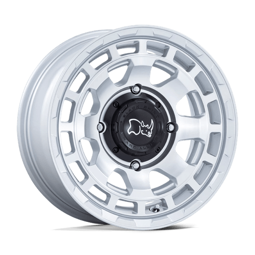Black Rhino Hard Alloys - UTV CHAMBER UTV HYPER SILVER W/ MACHINED FACE 15X7 4X110 ET +10 CB 86