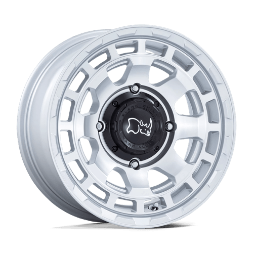 Black Rhino Hard Alloys - UTV CHAMBER UTV HYPER SILVER W/ MACHINED FACE 15X7 4X156 ET +10 CB 115.1