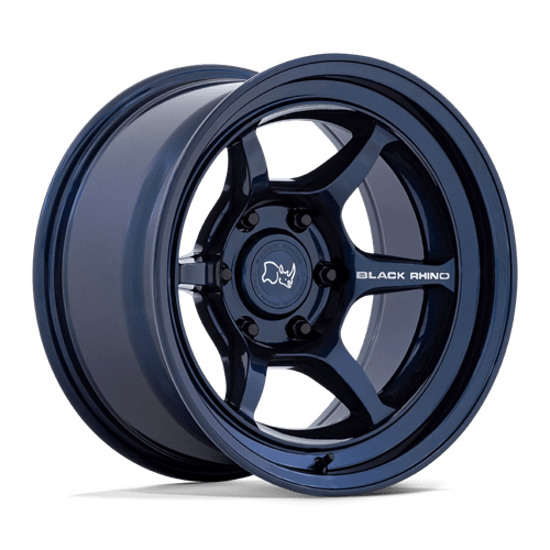 Black Rhino Hard Alloys SHOGUN GLOSS MIDNIGHT BLUE 17X9 6X5.5 ET -38 CB 106.1