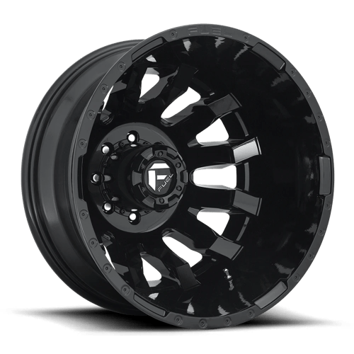 Fuel 1PC D675 BLITZ GLOSS BLACK 20X8.25 8X200 ET -202 CB 142