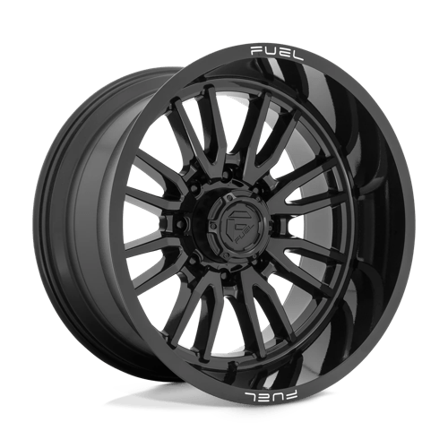 Fuel 1PC D760 CLASH GLOSS BLACK 22X12 8X6.5 ET -44 CB 125.1