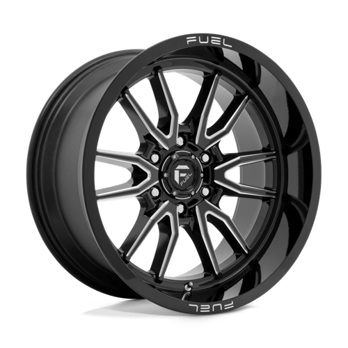 Fuel 1PC D761 CLASH GLOSS BLACK MILLED 17X9 6X120 ET +1 CB 67.06