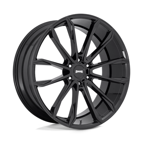 DUB 1PC S253 CLOUT GLOSS BLACK 24X10 6X5.5 ET +30 CB 106.1