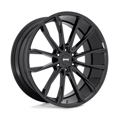 DUB 1PC S253 CLOUT GLOSS BLACK 24X10 6X135 ET +30 CB 87.1