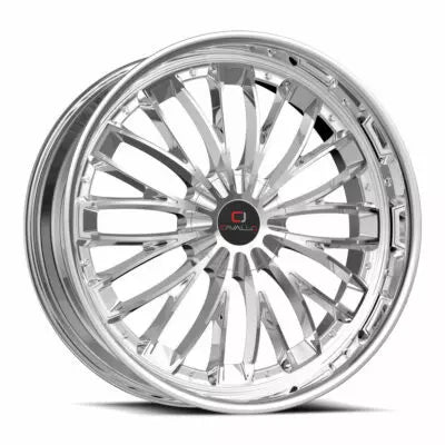 CLV-42 22×9.5 6×135 6×139.7 +25 Cb 108 Nano Chrome