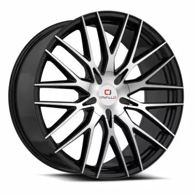 CLV-45 26×9.5 Blank +18 Cb 78.1 Gloss Black & Machined
