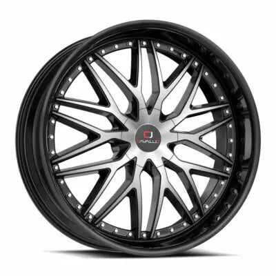 CLV-46 22×9.5 6×135 6×139.7 +25 Cb 108 Gloss Black & Machined