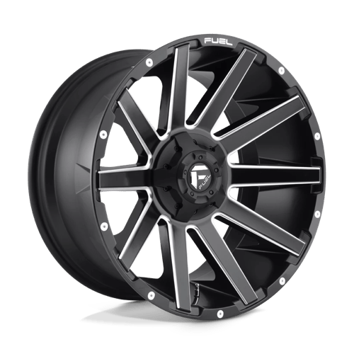 Fuel 1PC D616 CONTRA MATTE BLACK MILLED 20X10 6X135/5.5 ET -19 CB 106.1