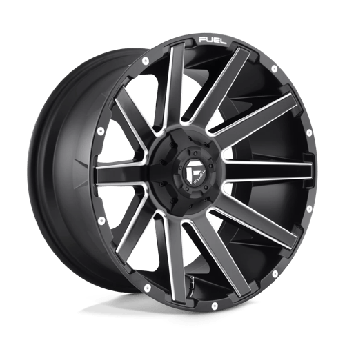Fuel 1PC D616 CONTRA MATTE BLACK MILLED 20X9 6X135/5.5 ET +2 CB 106.1
