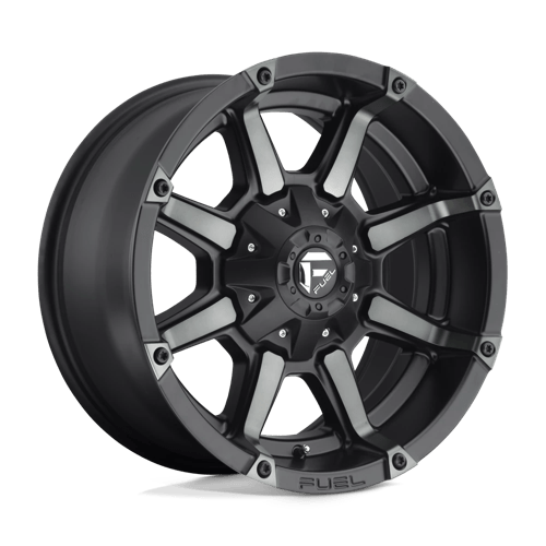 Fuel 1PC D556 COUPLER MATTE BLACK DOUBLE DARK TINT 18X9 6X135/5.5 ET +1 CB 106.1