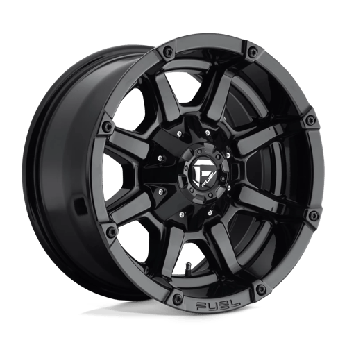 Fuel 1PC D575 COUPLER GLOSS BLACK 17X9 6X135/5.5 ET -12 CB 106.1
