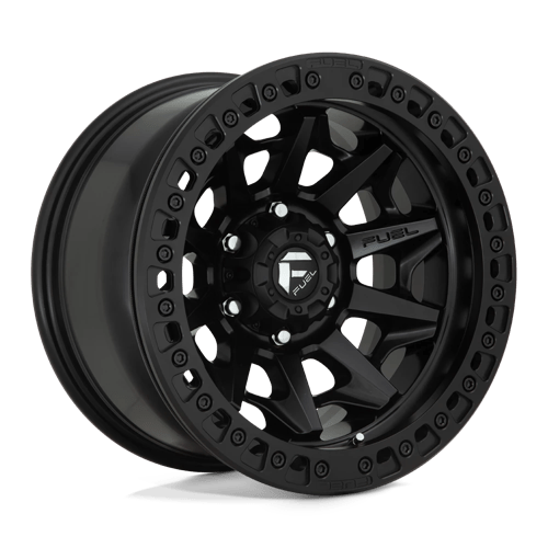 Fuel 1PC D114 COVERT BEADLOCK MATTE BLACK 17X9 5X5.0 ET -15 CB 71.5