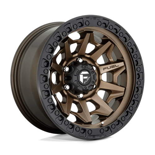 Fuel 1PC D696 COVERT MATTE BRONZE BLACK BEAD RING 17X9 6X5.5 ET -12 CB 106.1