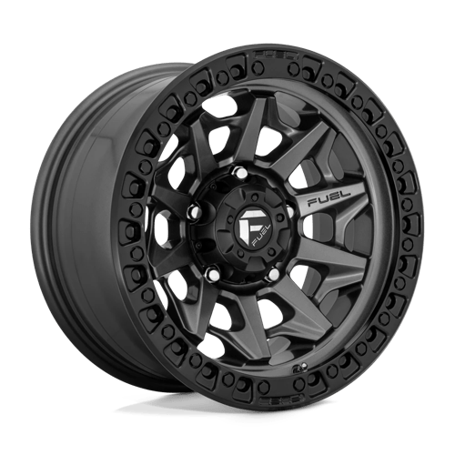 Fuel 1PC D716 COVERT MATTE GUNMETAL BLACK BEAD RING 17X8.5 6X5.5 ET +14 CB 106.1