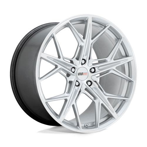 Cray HAMMERHEAD GLOSS SILVER W/ MIRROR CUT FACE 18X9 5X4.75 ET +50 CB 70.3