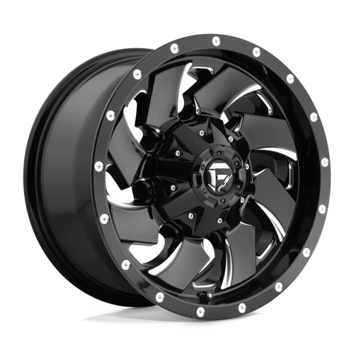 Fuel 1PC D574 CLEAVER GLOSS BLACK MILLED 17X9 6X135/5.5 ET +1 CB 106.1