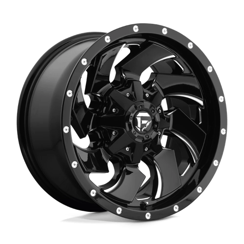 Fuel 1PC D574 CLEAVER GLOSS BLACK MILLED 20X9 8X170 ET +20 CB 125.1