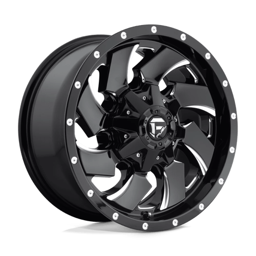 Fuel 1PC D574 CLEAVER GLOSS BLACK MILLED 18X9 6X135/5.5 ET +20 CB 106.1