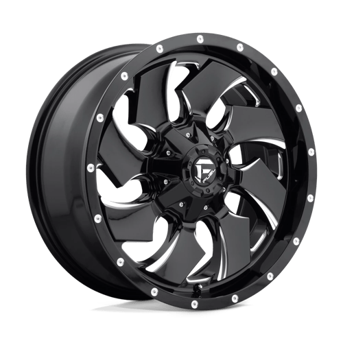 Fuel 1PC D574 CLEAVER GLOSS BLACK MILLED 20X9 6X135/5.5 ET +20 CB 106.1