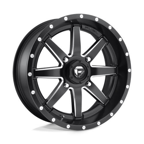 Fuel UTV D538 MAVERICK UTV MATTE BLACK MILLED 18X7 4X137 ET +13 CB 110.1