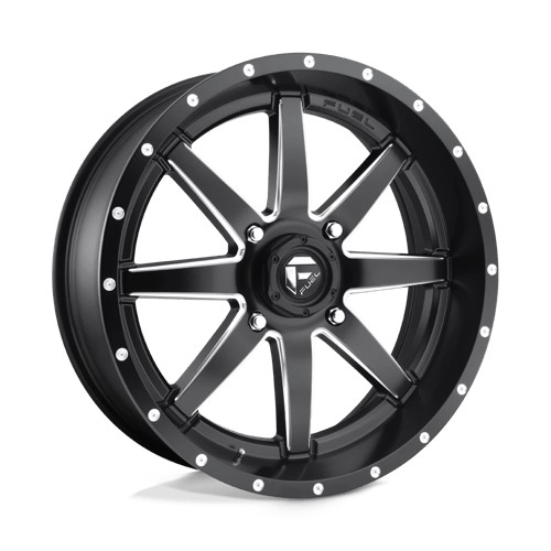 Fuel UTV D538 MAVERICK UTV MATTE BLACK MILLED 20X7 4X137 ET +13 CB 110.1