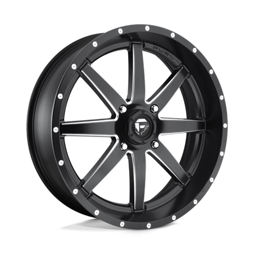 Fuel UTV D538 MAVERICK UTV MATTE BLACK MILLED 14X7 4X156 ET +38 CB 132