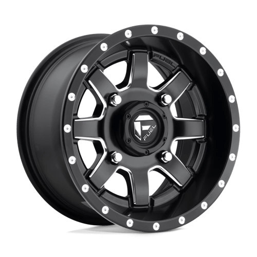 Fuel UTV D538 MAVERICK UTV MATTE BLACK MILLED 14X7 4X110 ET +13 CB 79.4