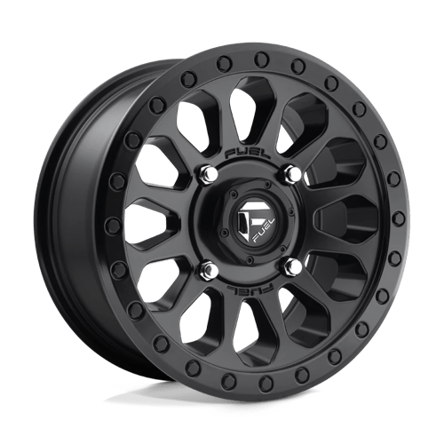 Fuel UTV D579 VECTOR UTV MATTE BLACK 14X7 4X156 ET +13 CB 132