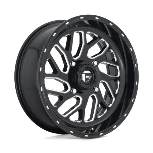Fuel UTV D581 TRITON UTV GLOSS BLACK MILLED 16X7 4X156 ET +13 CB 132