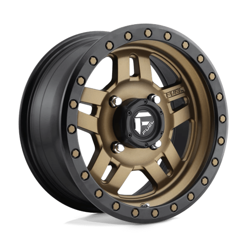 Fuel UTV D583 ANZA UTV MATTE BRONZE BLACK BEAD RING 15X7 4X156 ET +13 CB 132
