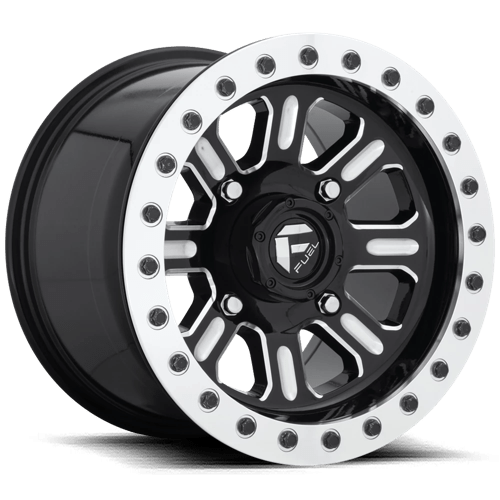Fuel UTV D910 HARDLINE UTV BEADLOCK GLOSS BLACK MILLED 15X7 4X137 ET +38 CB 110.1