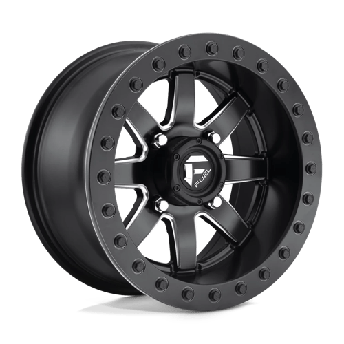 Fuel UTV D928 MAVERICK UTV BEADLOCK MATTE BLACK 15X8 4X156 ET +0 CB 132