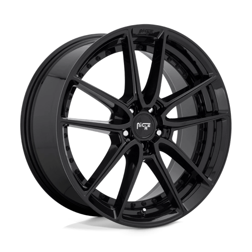 Niche 1PC M223 DFS GLOSS BLACK 17X8 5X4.5 ET +40 CB 72.56