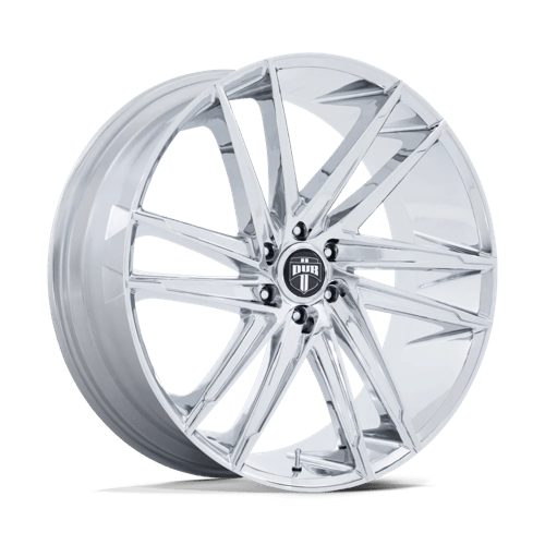 DUB 1PC DC275 BLAZE CHROME 24X10 6X5.5 ET +25 CB 106.1