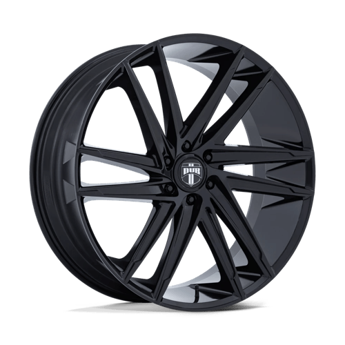 DUB 1PC DC275 BLAZE GLOSS BLACK 24X10 6X5.5 ET +25 CB 106.1