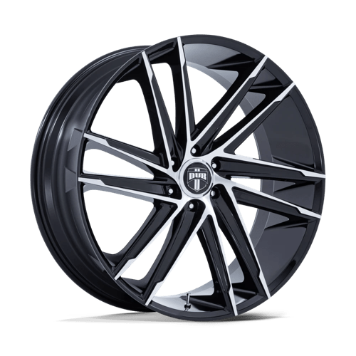 DUB 1PC DC275 BLAZE GLOSS BLACK MACHINED 24X10 6X5.5 ET +25 CB 106.1