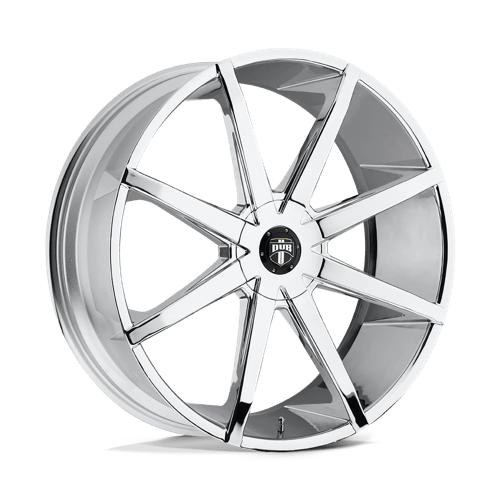DUB 1PC S201 PUSH CHROME 20X8.5 6X120/132 ET +35 CB 74.5