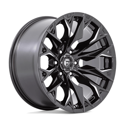 Fuel 1PC D803 FLAME GLOSS BLACK MILLED 20X10 6X135 ET -18 CB 87.1