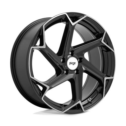 Niche 1PC M255 FLASH GLOSS BLACK BRUSHED 20X10.5 5X4.5 ET +40 CB 72.56