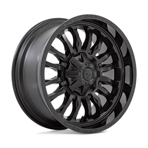 Fuel 1PC D796 ARC MATTE BLACK W/ GLOSS BLACK LIP 22X12 8X170 ET -44 CB 125.1